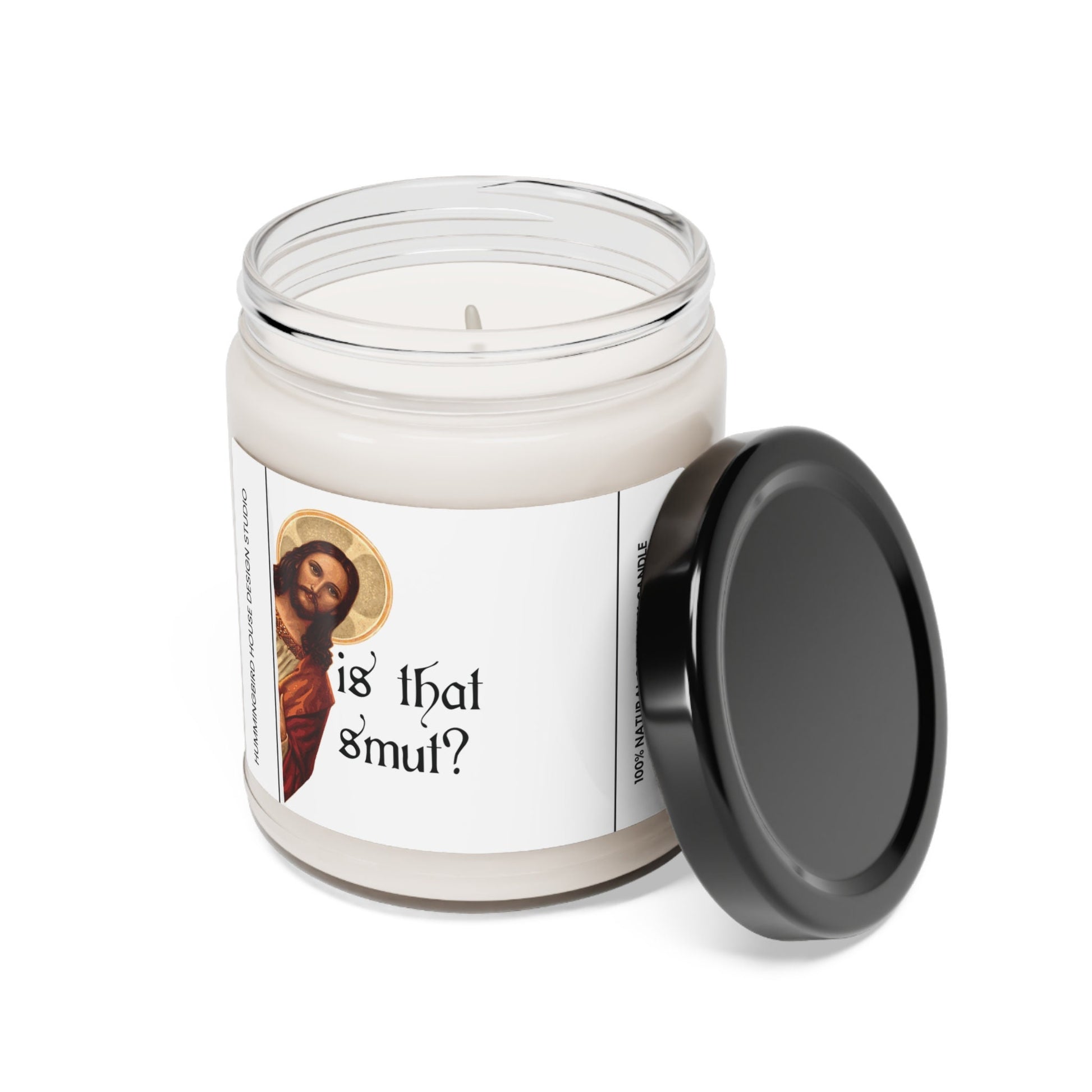 peeking Jesus smut bookish inspired candle, funny candle, funny gift, soy candle, Mom Gift, BFF Gift, Gift for Her, romance gift