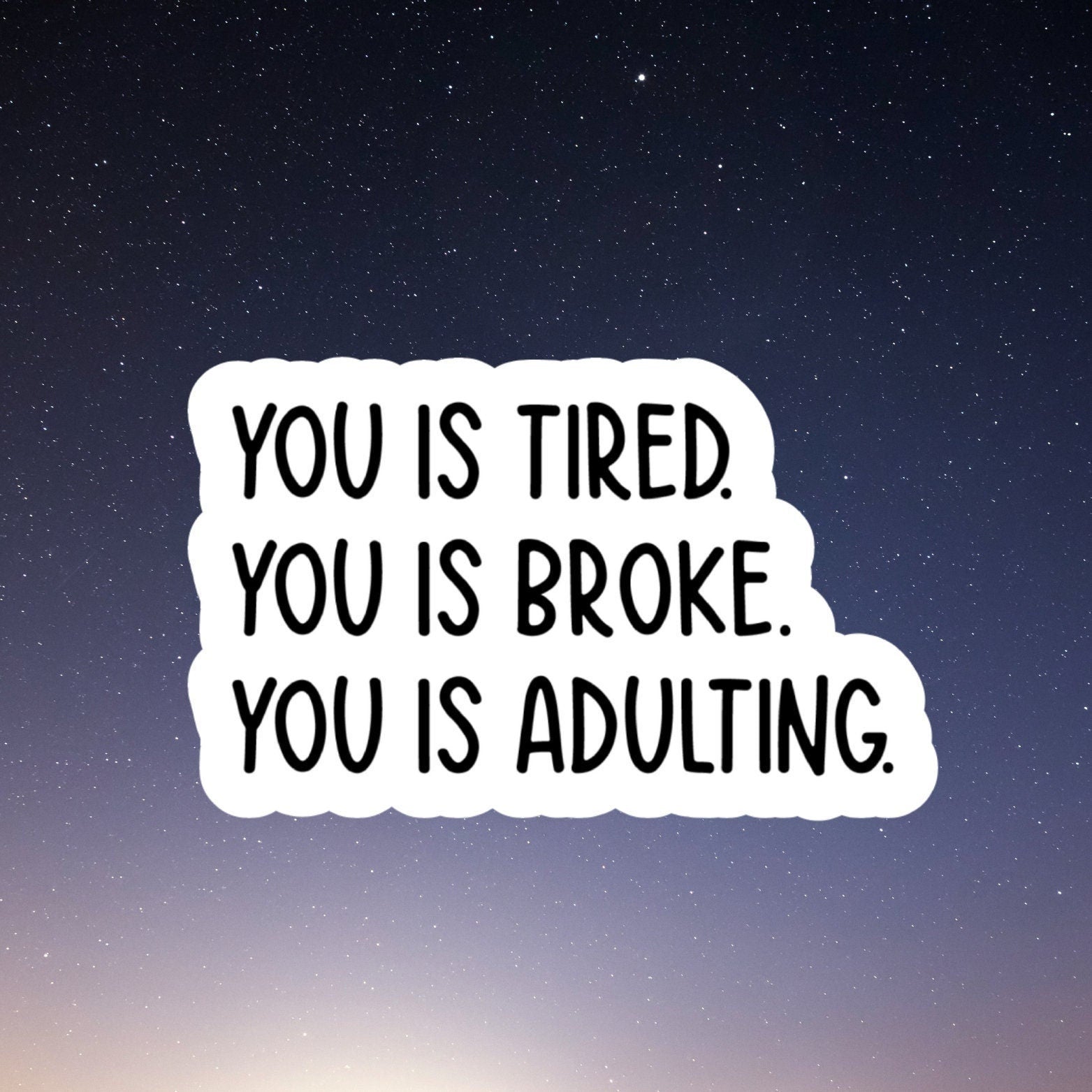 adulting, Funny Stickers, Sarcasm Stickers, Sarcastic Stickers, Funny Laptop Sticker, Funny Decals, Yeti Stickers, Hydroflask Stickers