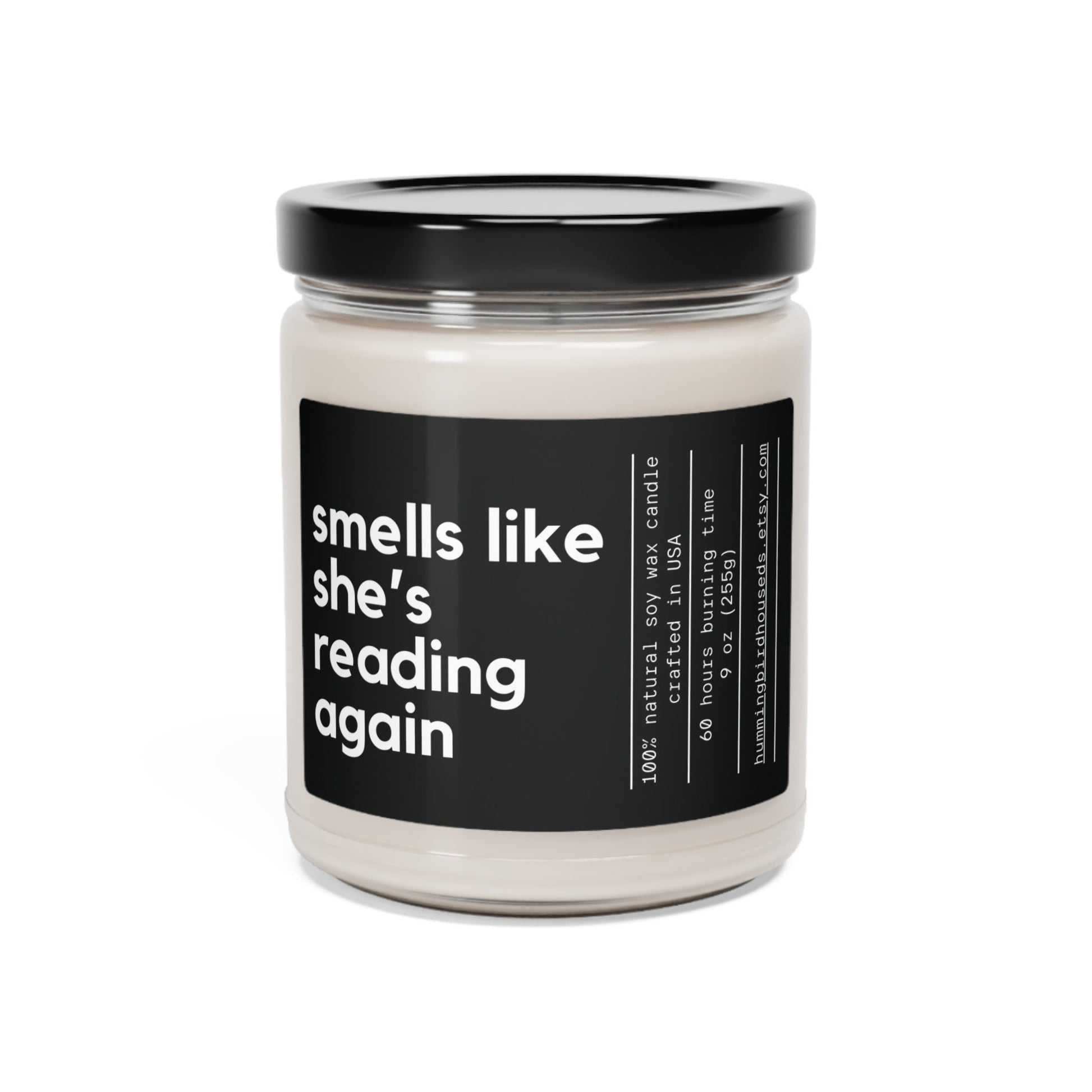 Personalized Reader Gift Funny Candle Birthday Gifts for Her Book Lover Bookstore Library Custom Gift for Friend Avid Reader Bookworm Gift