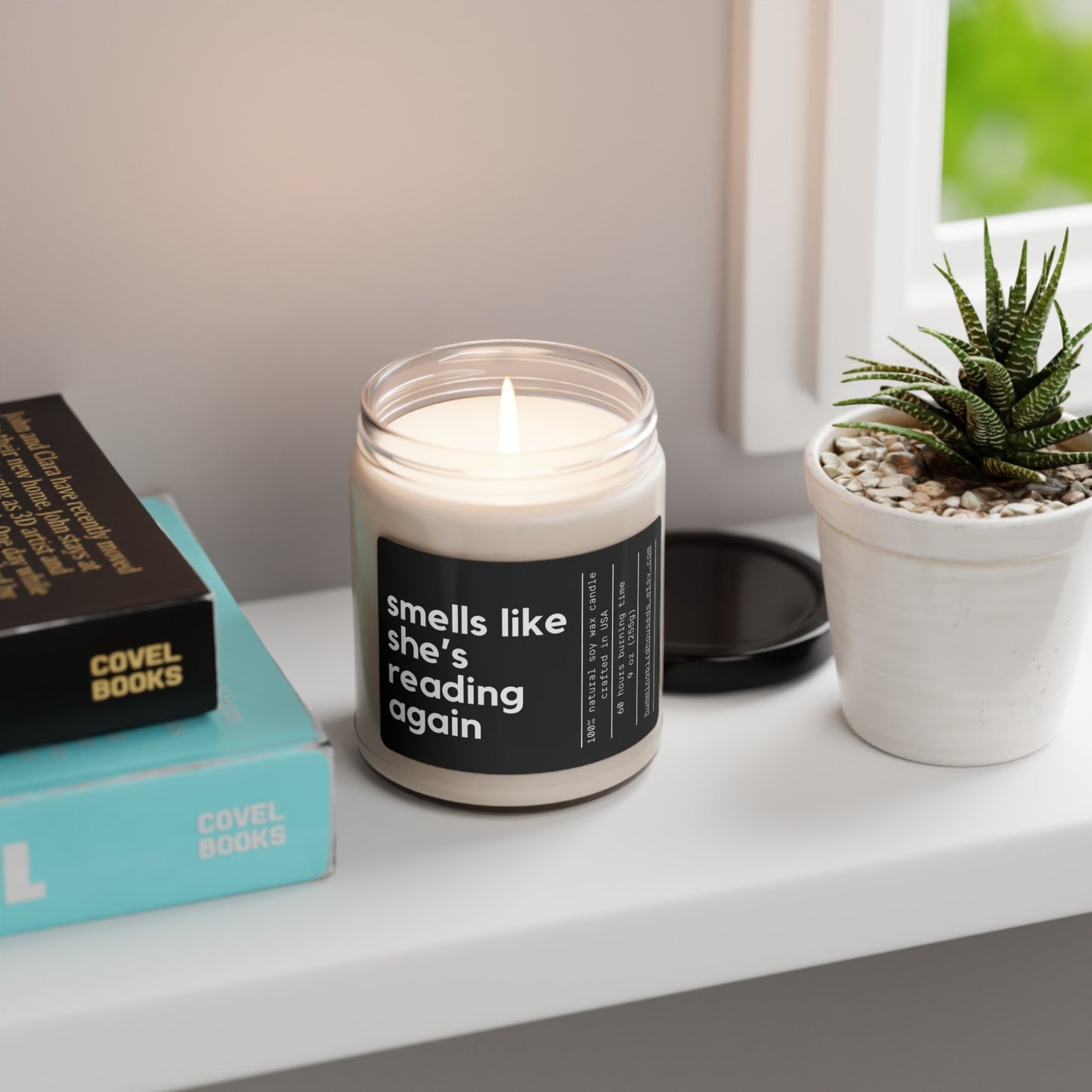 Personalized Reader Gift Funny Candle Birthday Gifts for Her Book Lover Bookstore Library Custom Gift for Friend Avid Reader Bookworm Gift