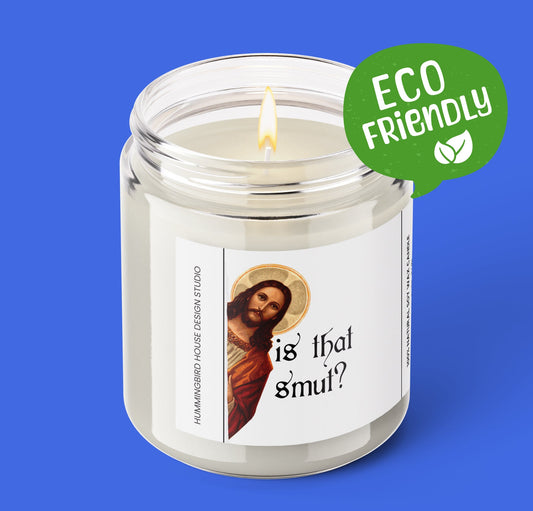 peeking Jesus smut bookish inspired candle, funny candle, funny gift, soy candle, Mom Gift, BFF Gift, Gift for Her, romance gift