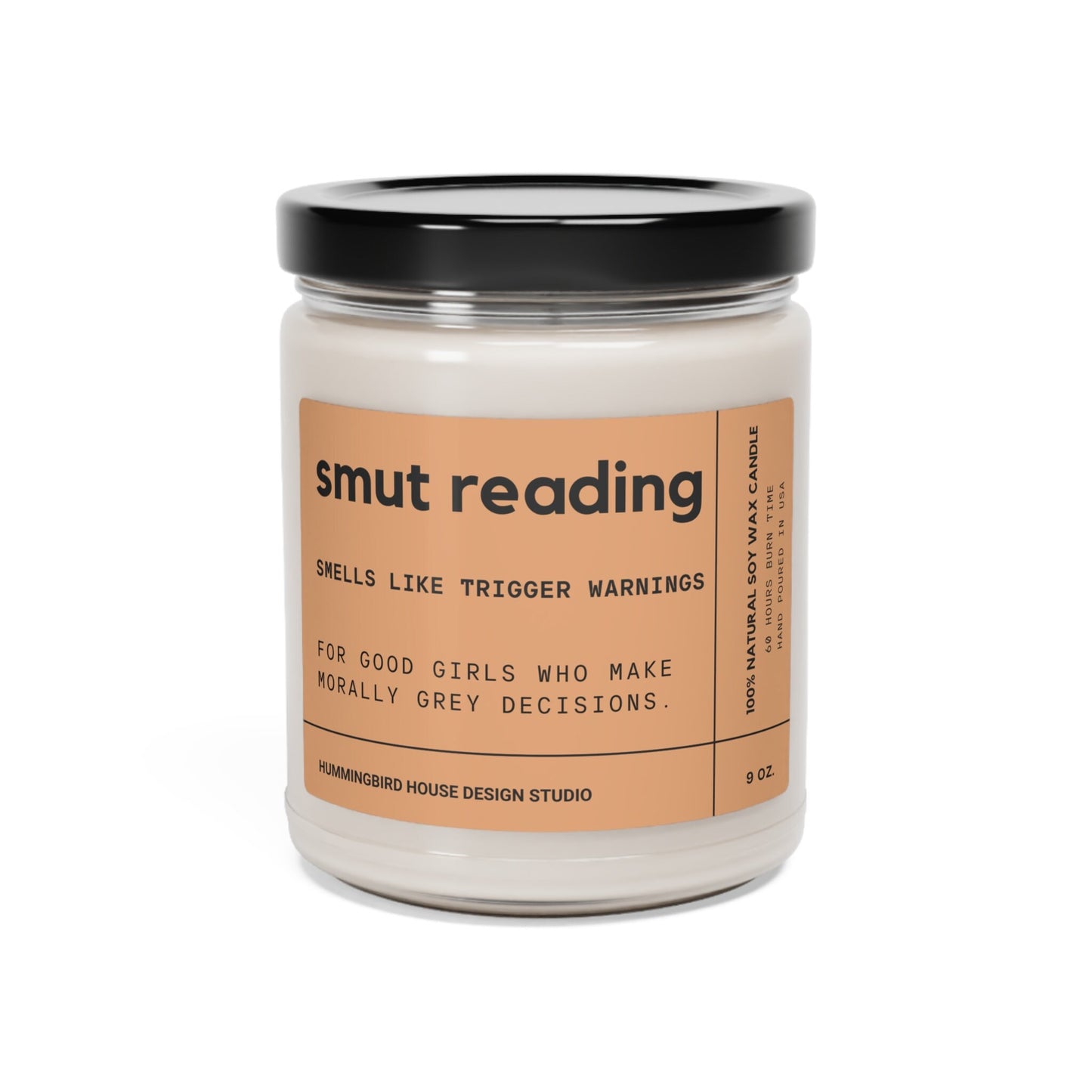 smut reading bookish inspired candle, funny candle, funny gift, soy candle, Mom Gift, BFF Gift, Gift for Her, romance gift