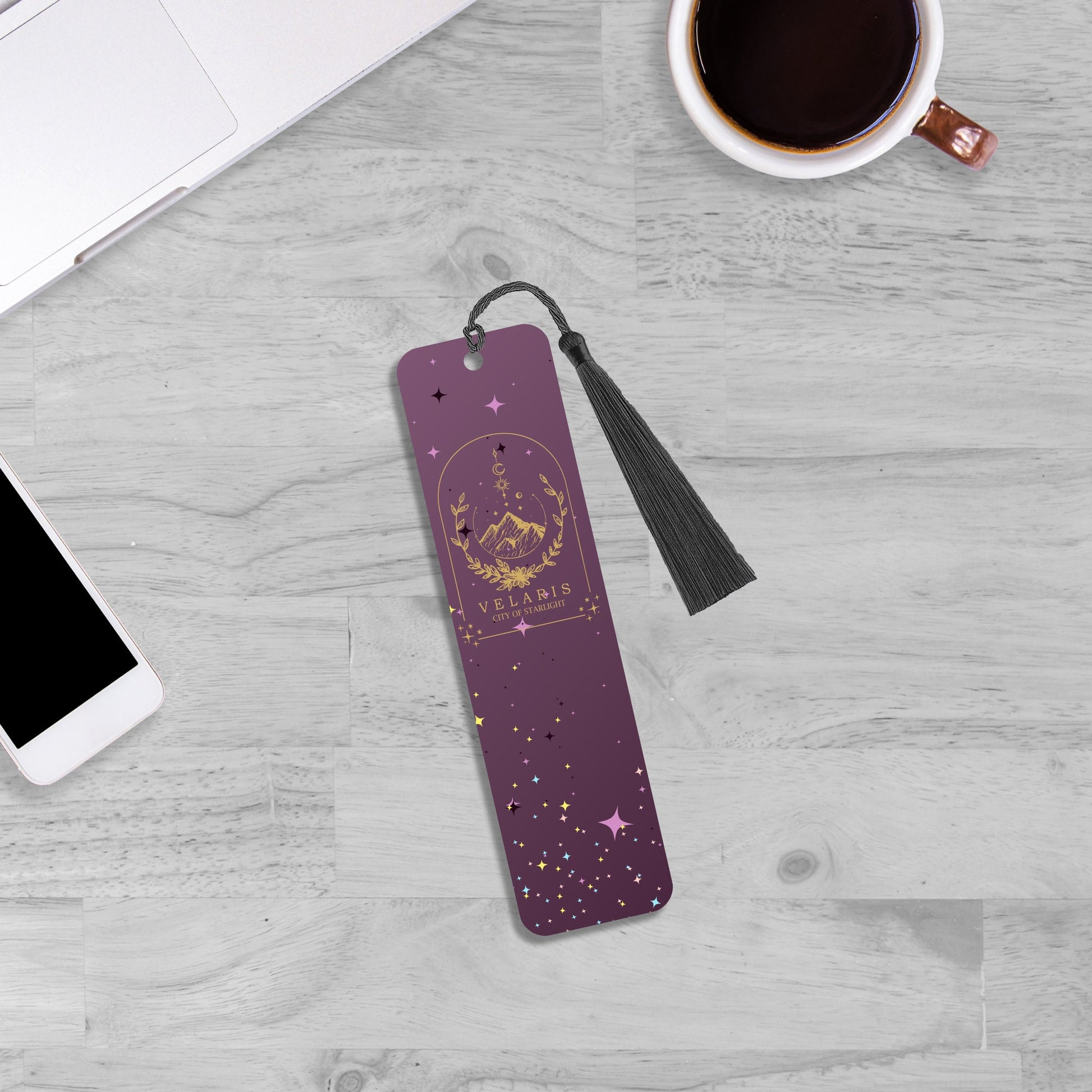 Velaris bookmark, ACOTAR, metal bookmark, reading, book lover gift, bookish, cute bookmarks