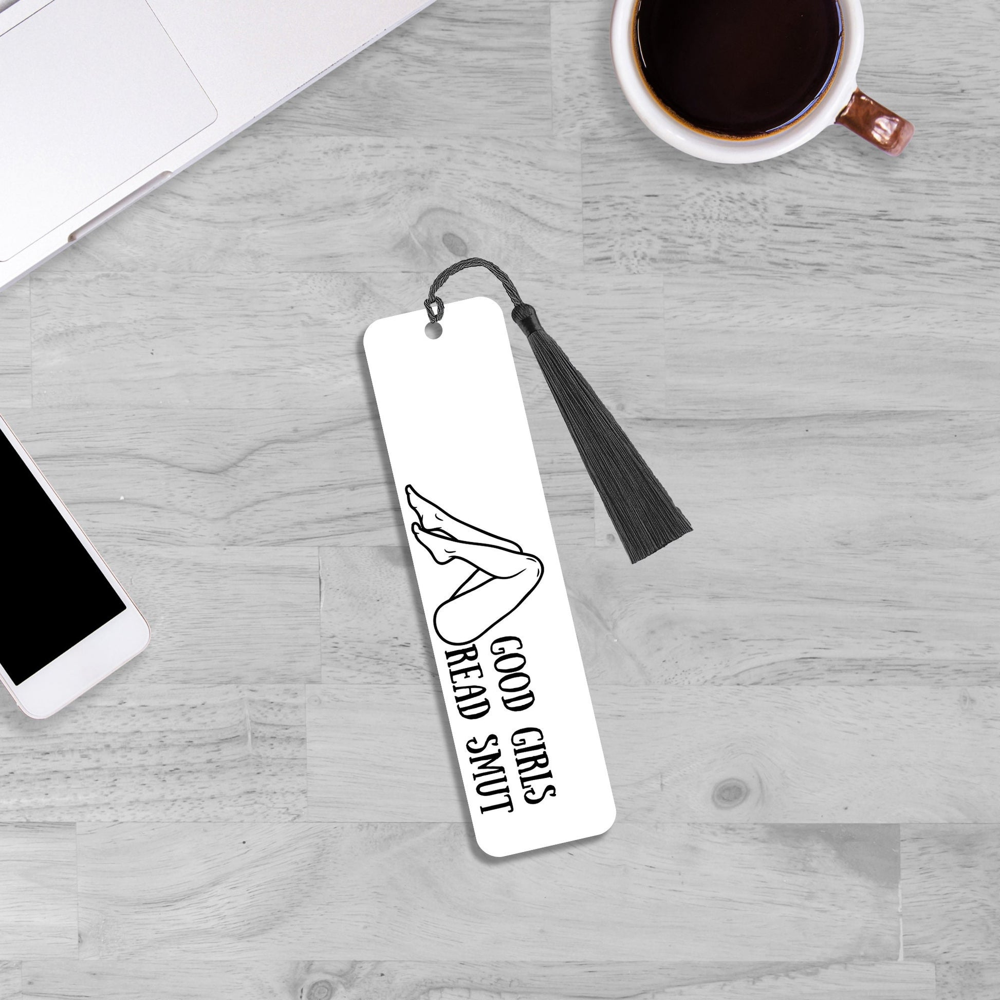 good girls read smut bookmark, dark romance, metal bookmark, reading, book lover gift, bookish, cute bookmarks