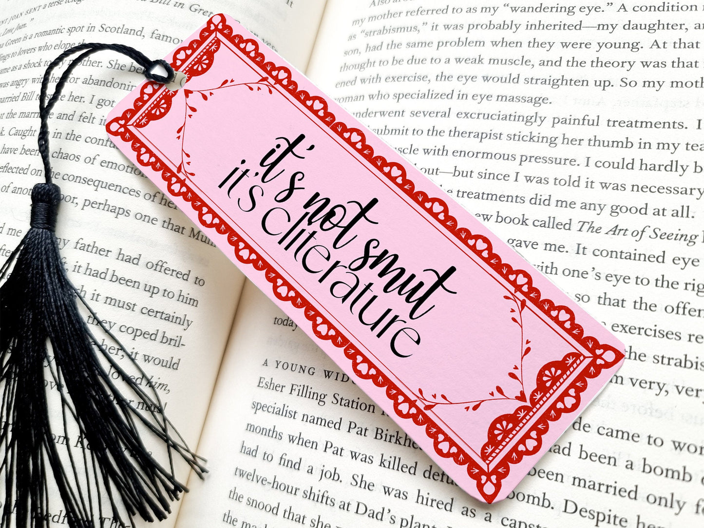 it's not smut it's cliterature bookmark, smut, metal bookmark, reading, book lover gift, bookish, cute bookmarks