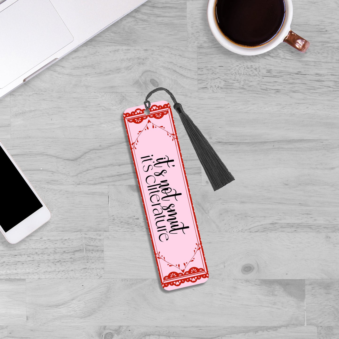 it's not smut it's cliterature bookmark, smut, metal bookmark, reading, book lover gift, bookish, cute bookmarks