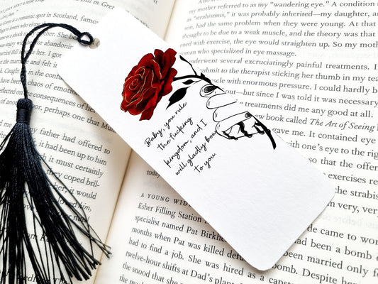 Haunting Adeline bookmark, smut, metal bookmark, reading, book lover gift, bookish, cute bookmarks