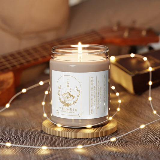 Velaris inspired candle, Sarah J Maas A Court of Thorns And Roses, bookish candle, ACOTAR Merch