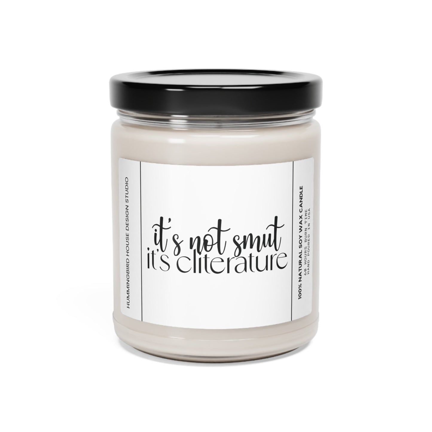 it's not smut its cliterature book Inspired, funny candle, funny stickers, book lover gift, funny gift, smut lover gift, dark romance gift