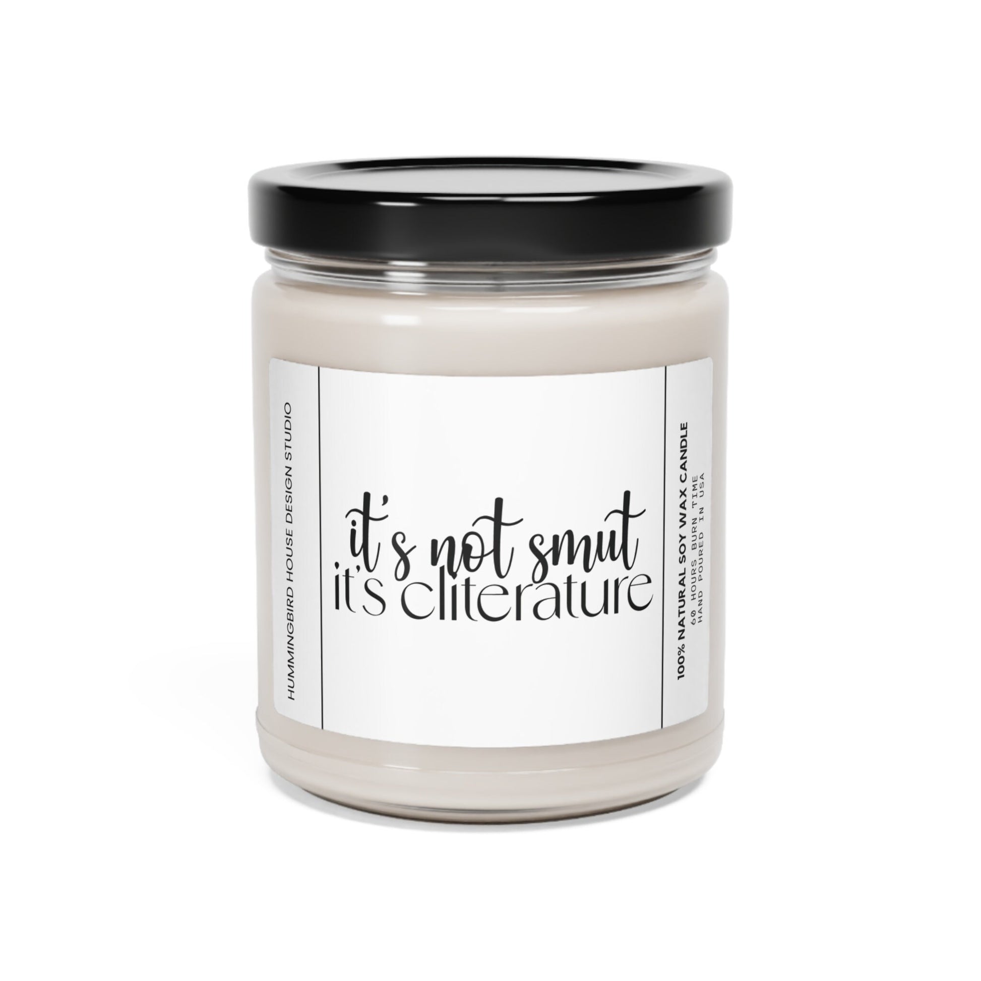 it's not smut its cliterature book Inspired, funny candle, funny stickers, book lover gift, funny gift, smut lover gift, dark romance gift