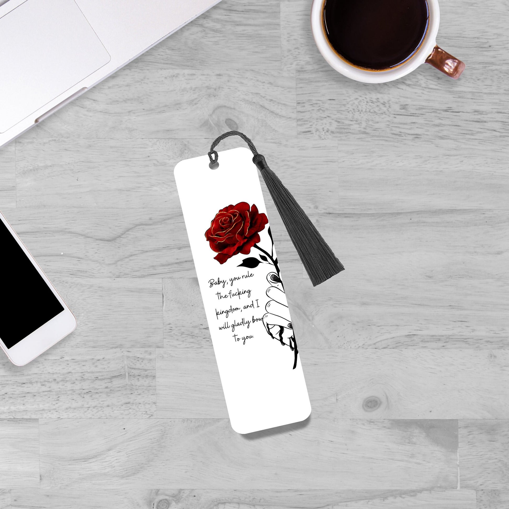 Haunting Adeline bookmark, smut, metal bookmark, reading, book lover gift, bookish, cute bookmarks