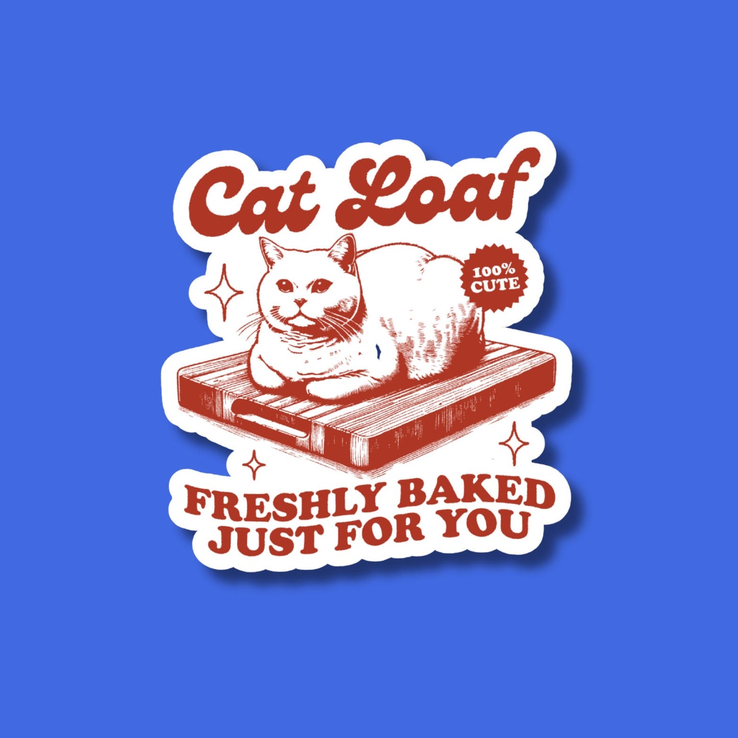 cat loaf, Funny Stickers, Sarcasm Stickers, Sarcastic Stickers, Funny Laptop Sticker, Funny Decals, Kindle Stickers, Hydroflask Stickers