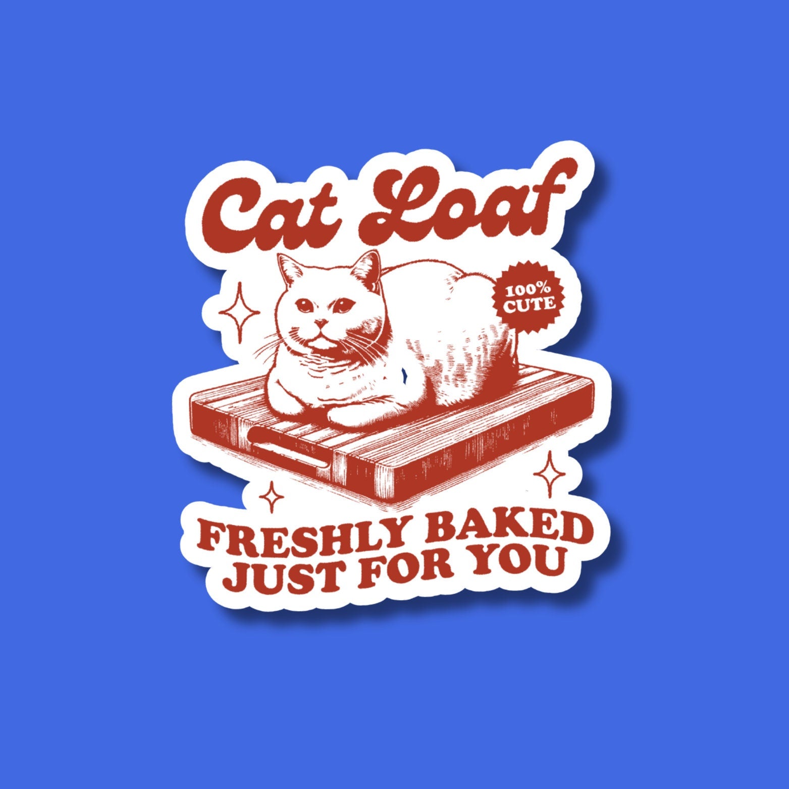 cat loaf, Funny Stickers, Sarcasm Stickers, Sarcastic Stickers, Funny Laptop Sticker, Funny Decals, Kindle Stickers, Hydroflask Stickers