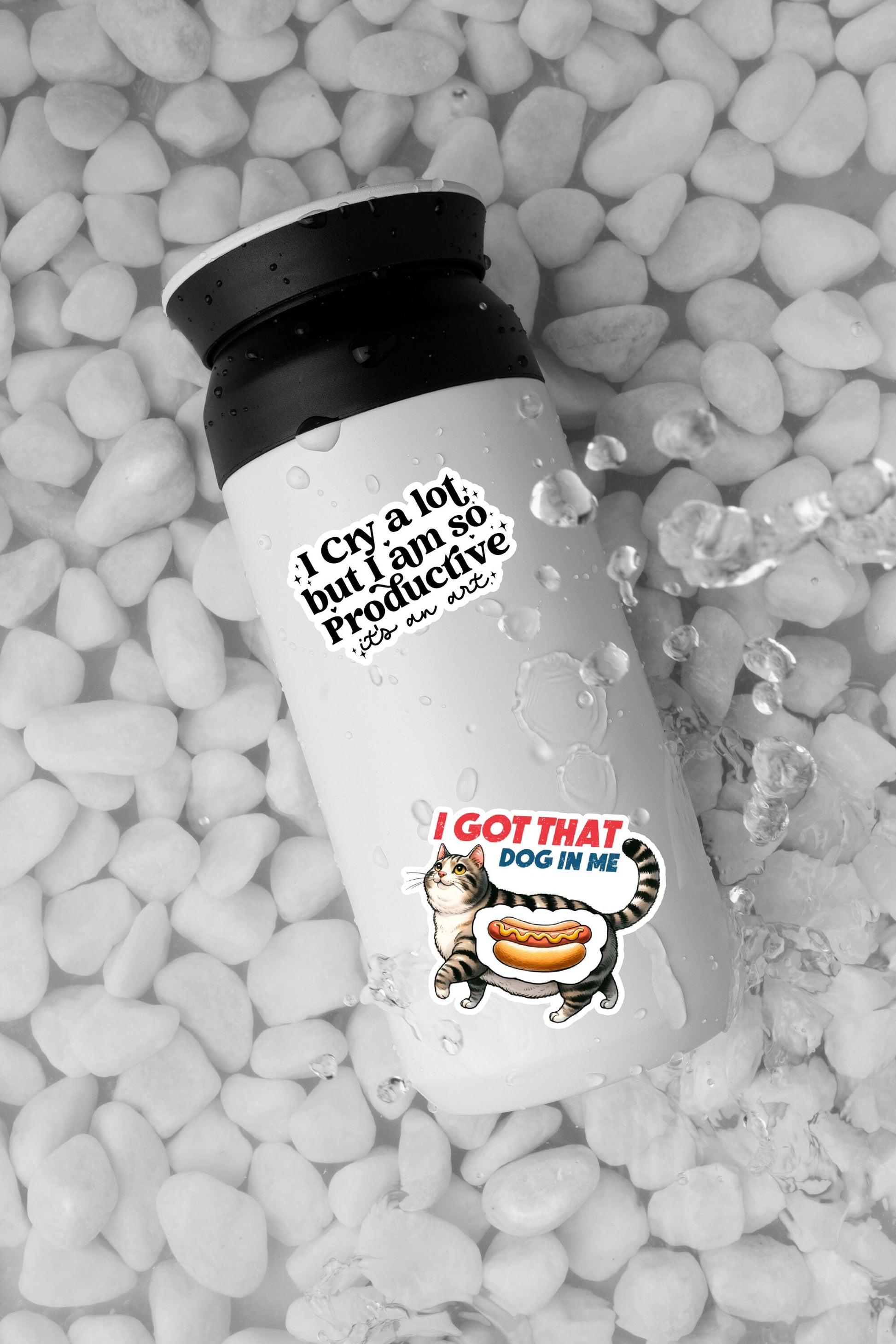 I Got That Dog In Me cat, Funny Stickers, Sarcasm Stickers, Sarcastic Stickers, Funny Laptop Sticker, Funny Decals, Kindle Stickers