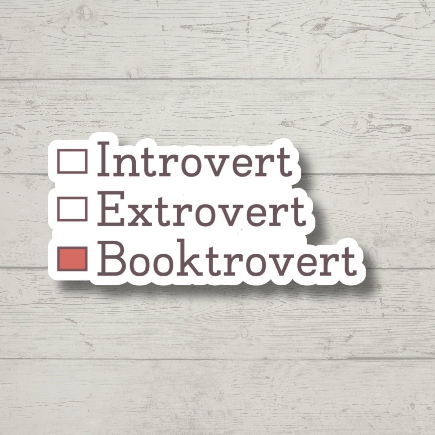 introvert booktrovert sticker, laptop stickers, funny stickers, sarcastic sticker, kindle sticker, smut stickers