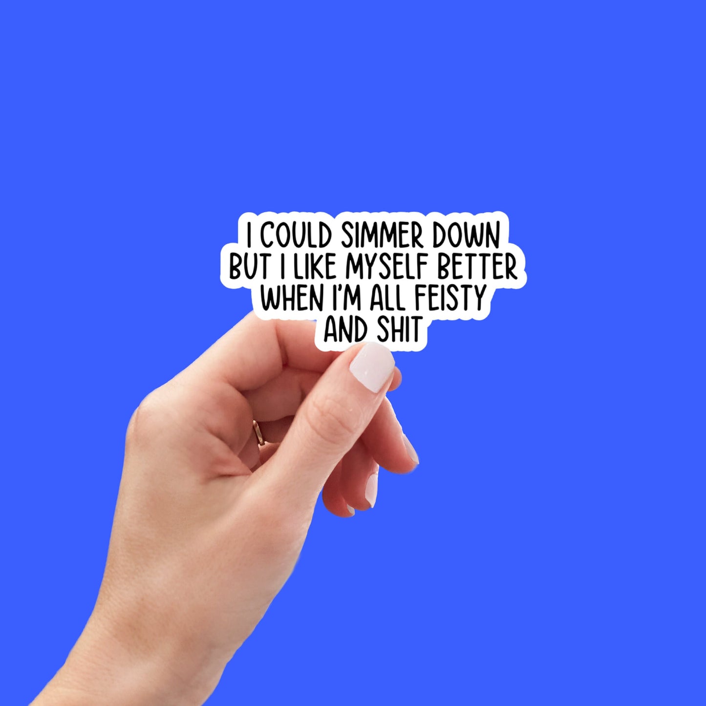 simmer down, Funny Stickers, Sarcasm Stickers, Sarcastic Stickers, Yeti Stickers, Funny Laptop Sticker, Hydroflask Stickers, Funny Quotes