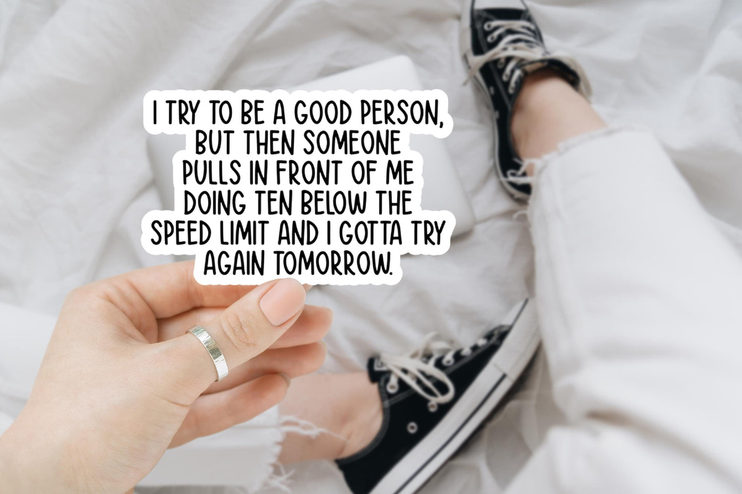 Good Person, Funny Stickers, Sarcasm Stickers, Sarcastic Stickers, Funny Laptop Sticker, Funny Decals