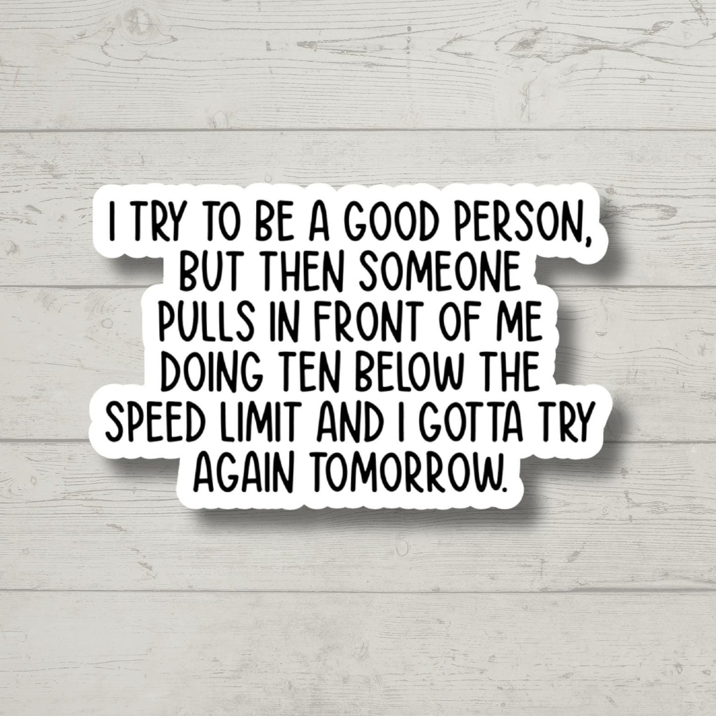Good Person, Funny Stickers, Sarcasm Stickers, Sarcastic Stickers, Funny Laptop Sticker, Funny Decals