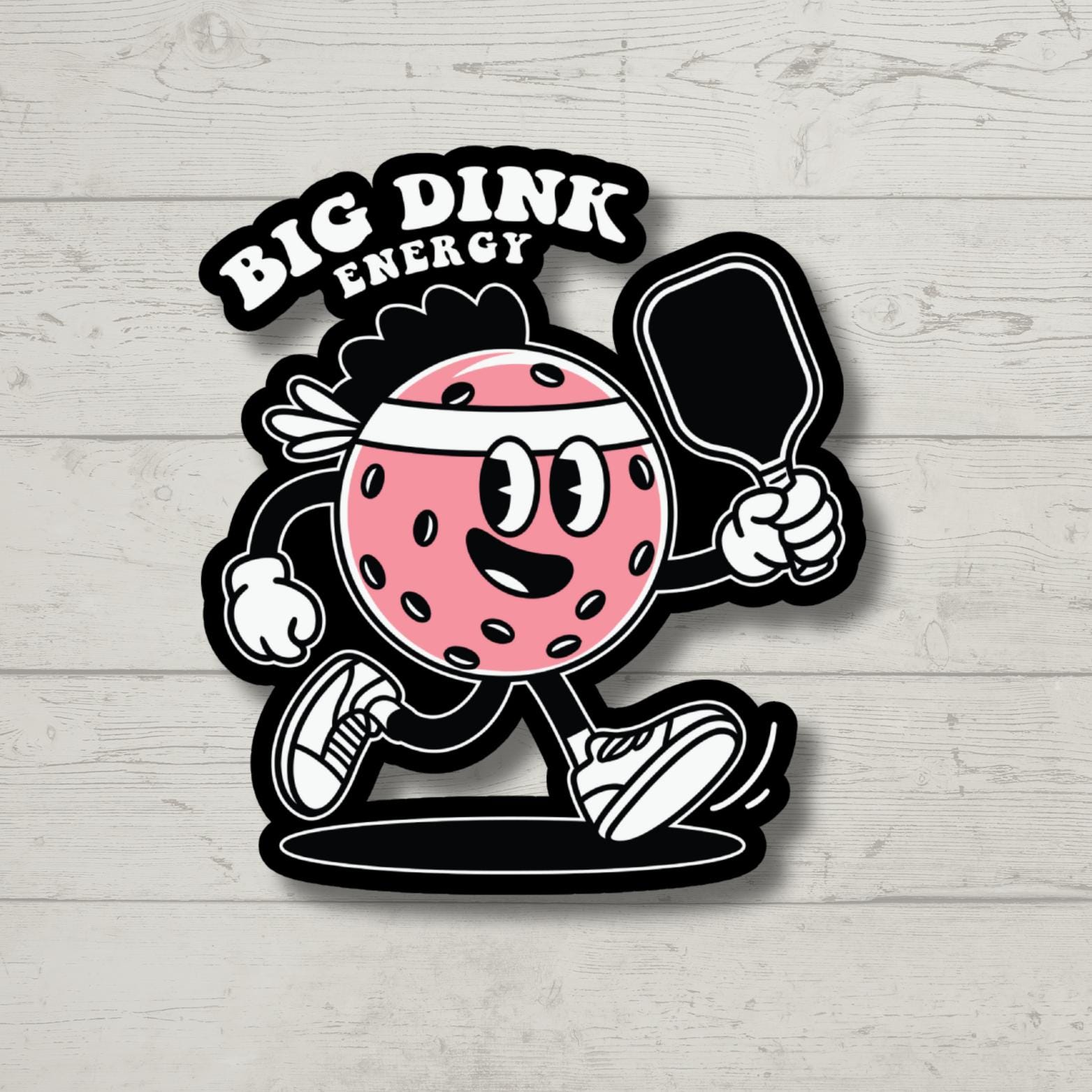 Big Dink Energy pickleball sticker, laptop sticker, water bottle sticker, pickleball gifts, funny stickers, sarcastic sticker