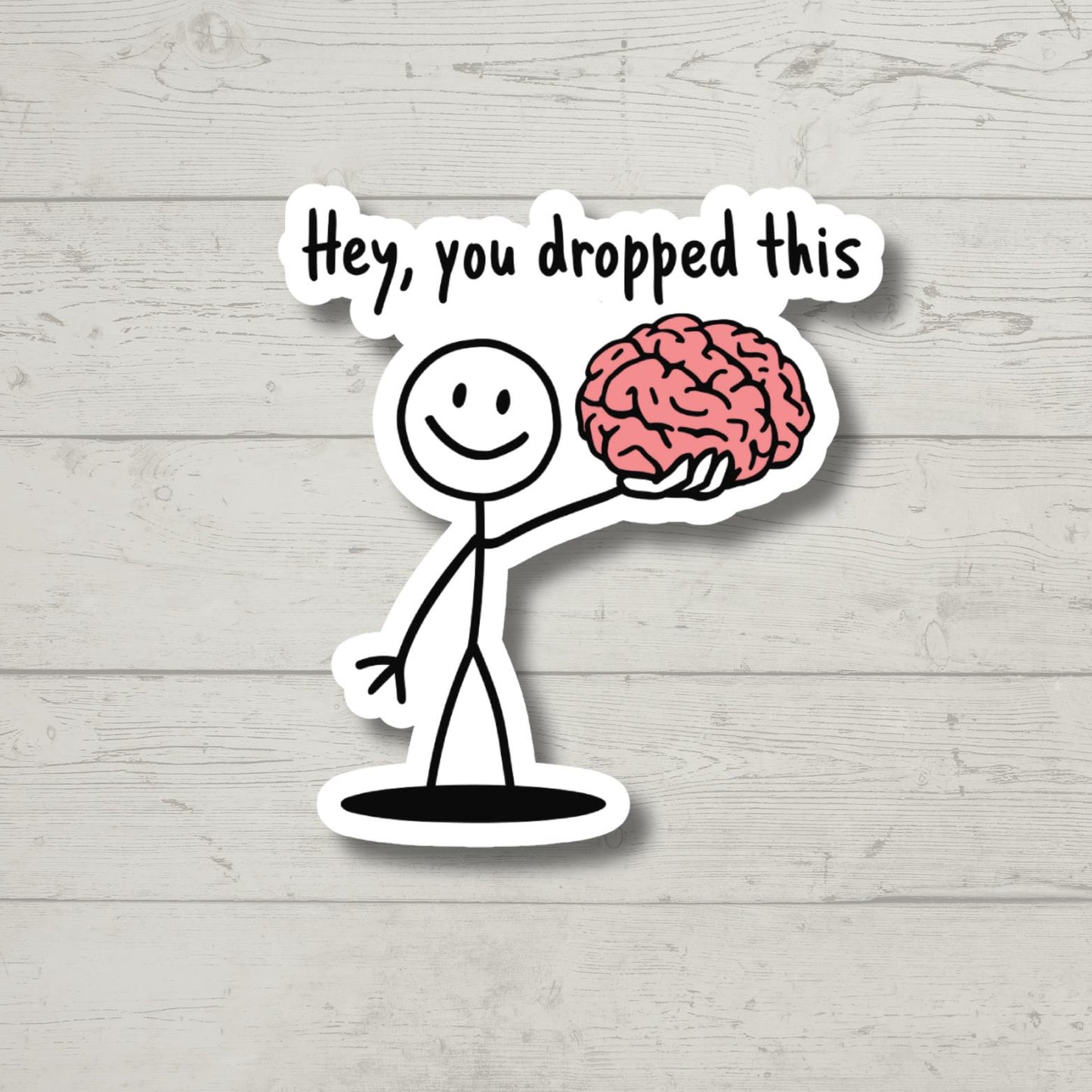 Hey You Dropped This, Funny Stickers, Sarcasm Stickers, Sarcastic Stickers, Funny Laptop Sticker, Funny Decals, Water Bottle Stickers