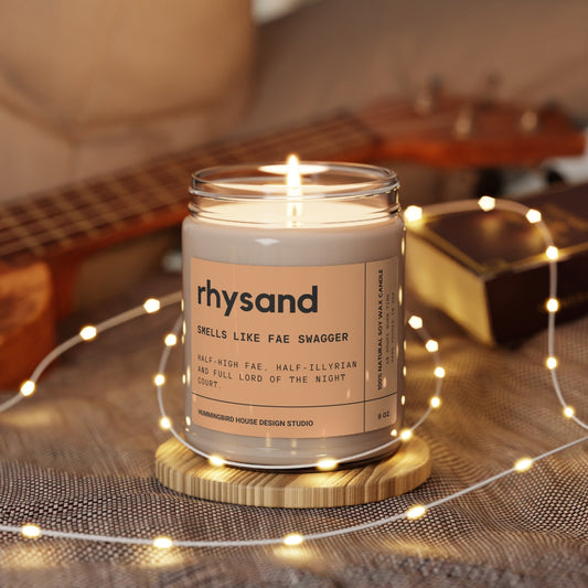 Rhysand inspired candle, Sarah J Maas A Court of Thorns And Roses, bookish candle, ACOTAR fan gift