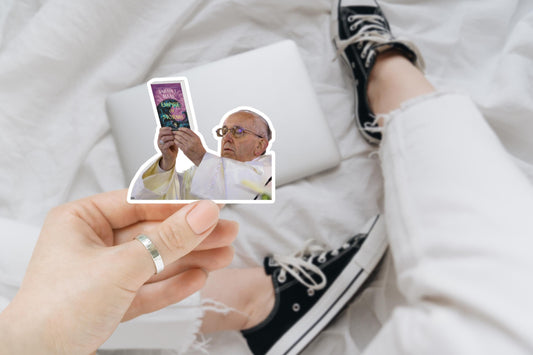 Empire of Storms Pope Meme Smut Sticker | Funny Sarcastic SJM Sticker for Laptop, Kindle,Water Bottle | Book Lover Gift,Humorous Vinyl Decal