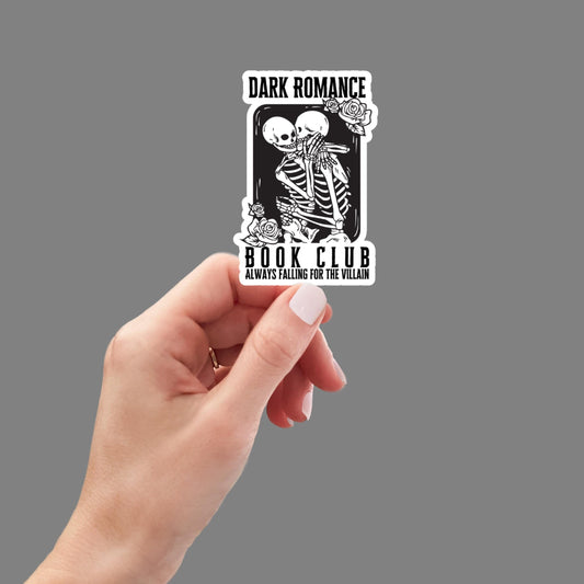Dark Romance Book Club Sticker | Smutty Bookish Sticker for Laptop, Tablet, E-Reader | Funny Smut Lover Vinyl Decal