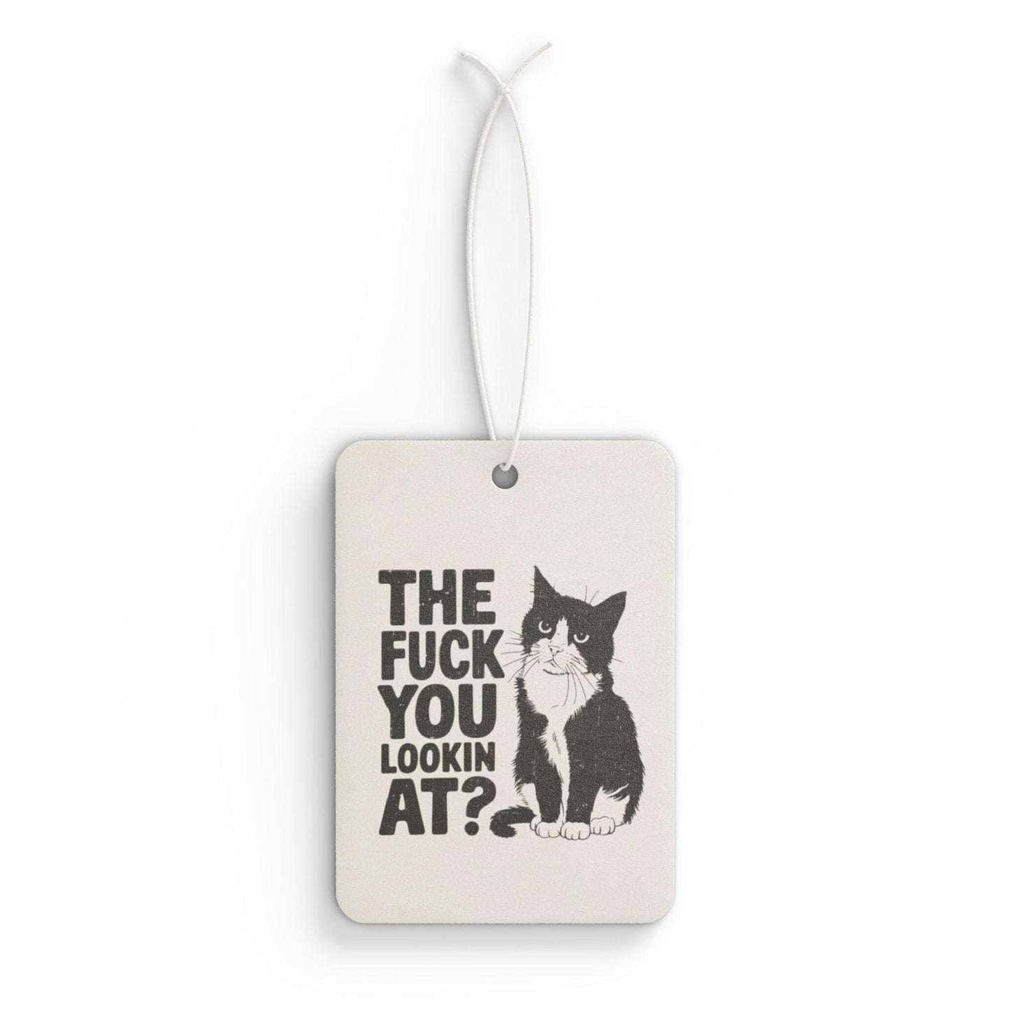 Funny Cat Car Air Freshener - Quirky, Humorous Scented Tag for Pet Lovers, Car Decor, Gift for Cat Owners, Fun Novelty Item