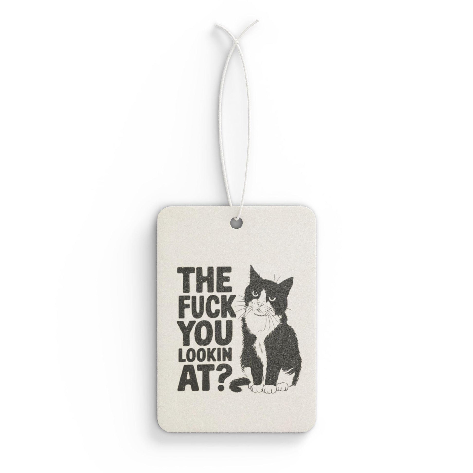 Funny Cat Car Air Freshener - Quirky, Humorous Scented Tag for Pet Lovers, Car Decor, Gift for Cat Owners, Fun Novelty Item