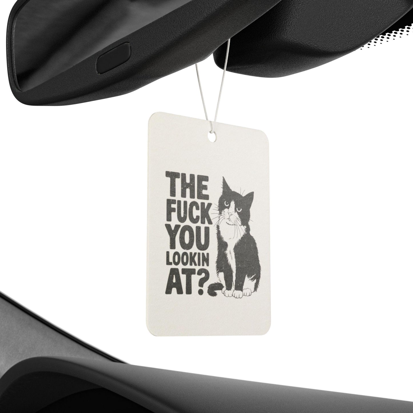 Funny Cat Car Air Freshener - Quirky, Humorous Scented Tag for Pet Lovers, Car Decor, Gift for Cat Owners, Fun Novelty Item