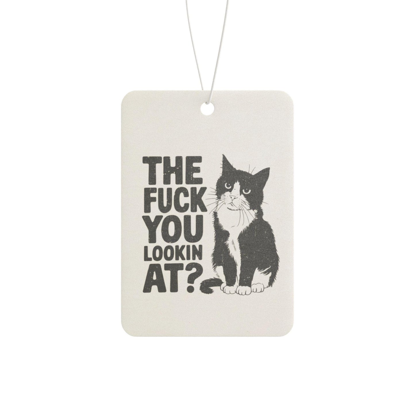 Funny Cat Car Air Freshener - Quirky, Humorous Scented Tag for Pet Lovers, Car Decor, Gift for Cat Owners, Fun Novelty Item