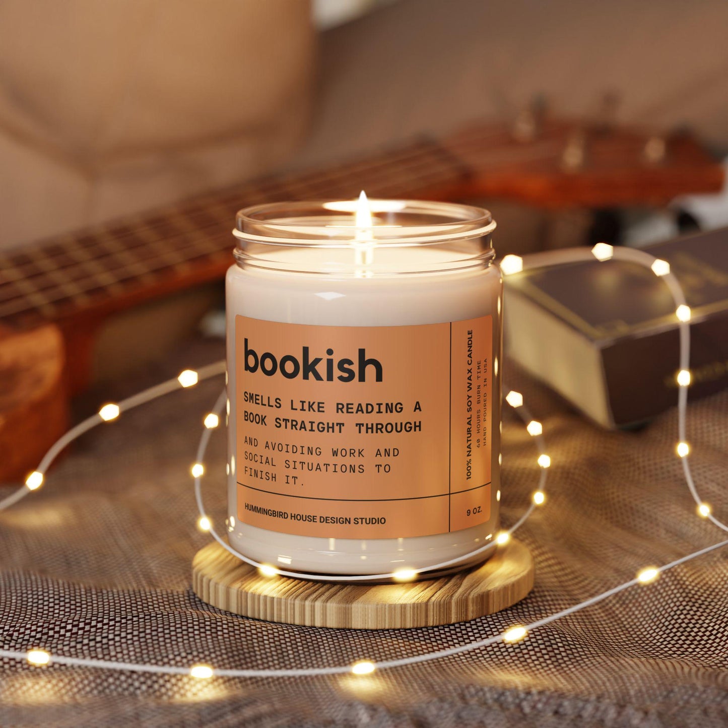 Bookish Candle